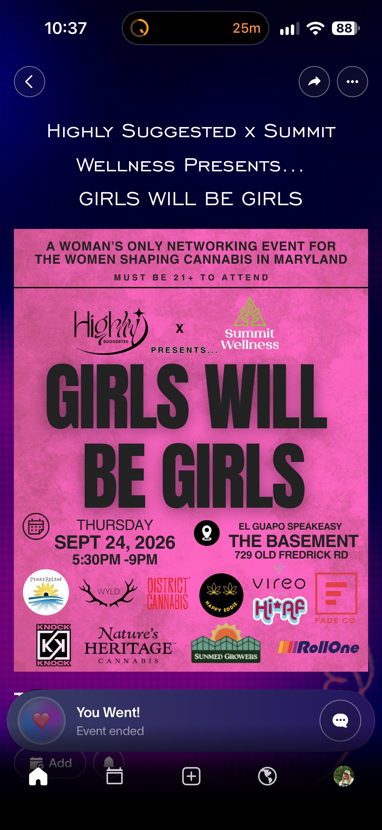 Girls Will Be Girls event flyer at El Guapo Speakeasy